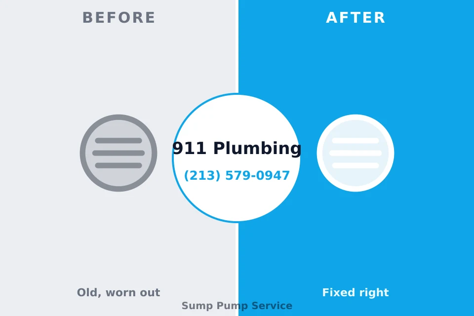 Before and after: plumbing company Douglass, KS